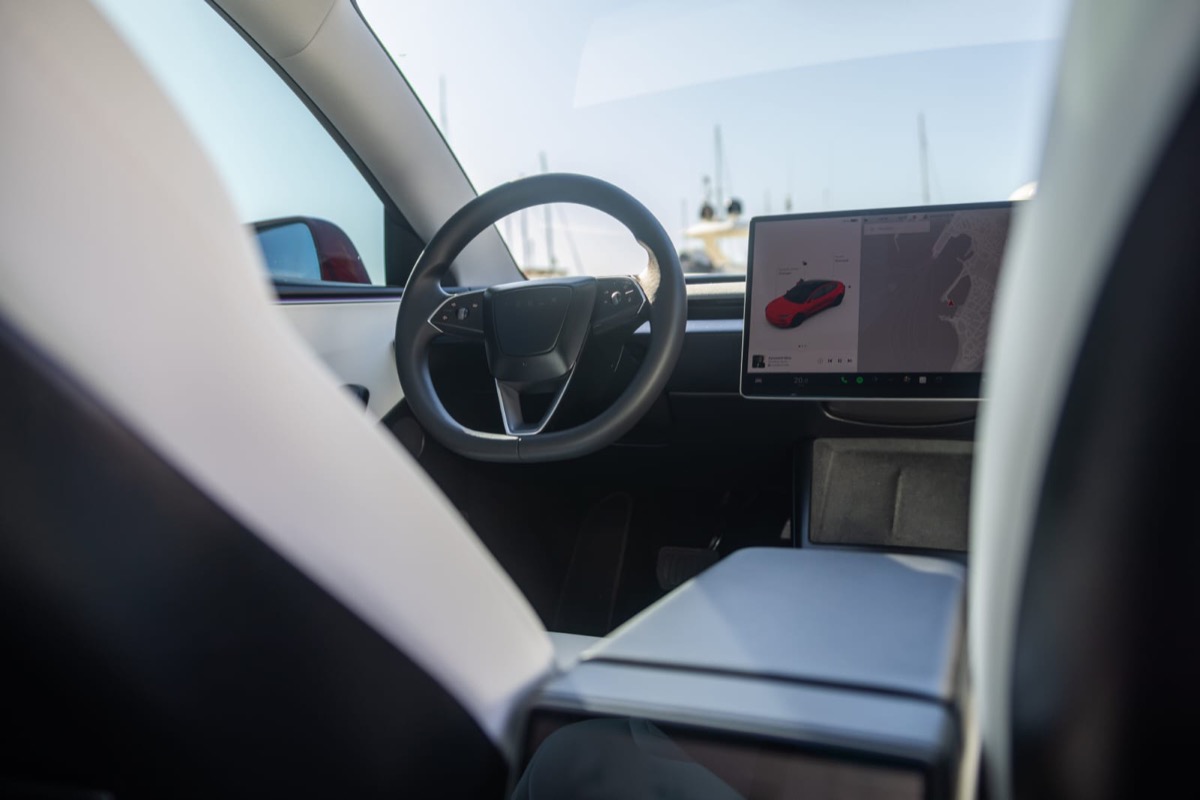Tesla interior